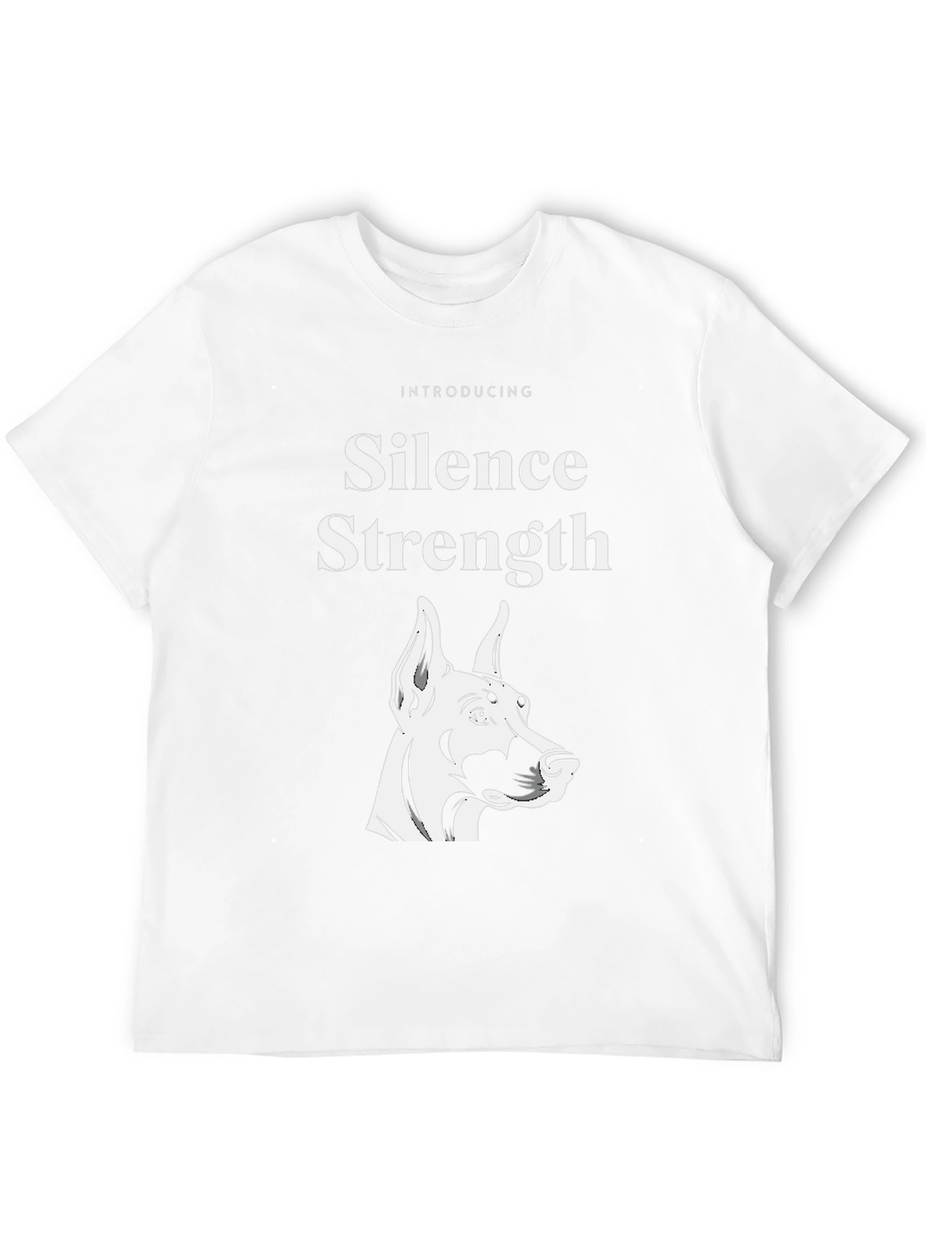 Silence & Strength Dog T-Shirt