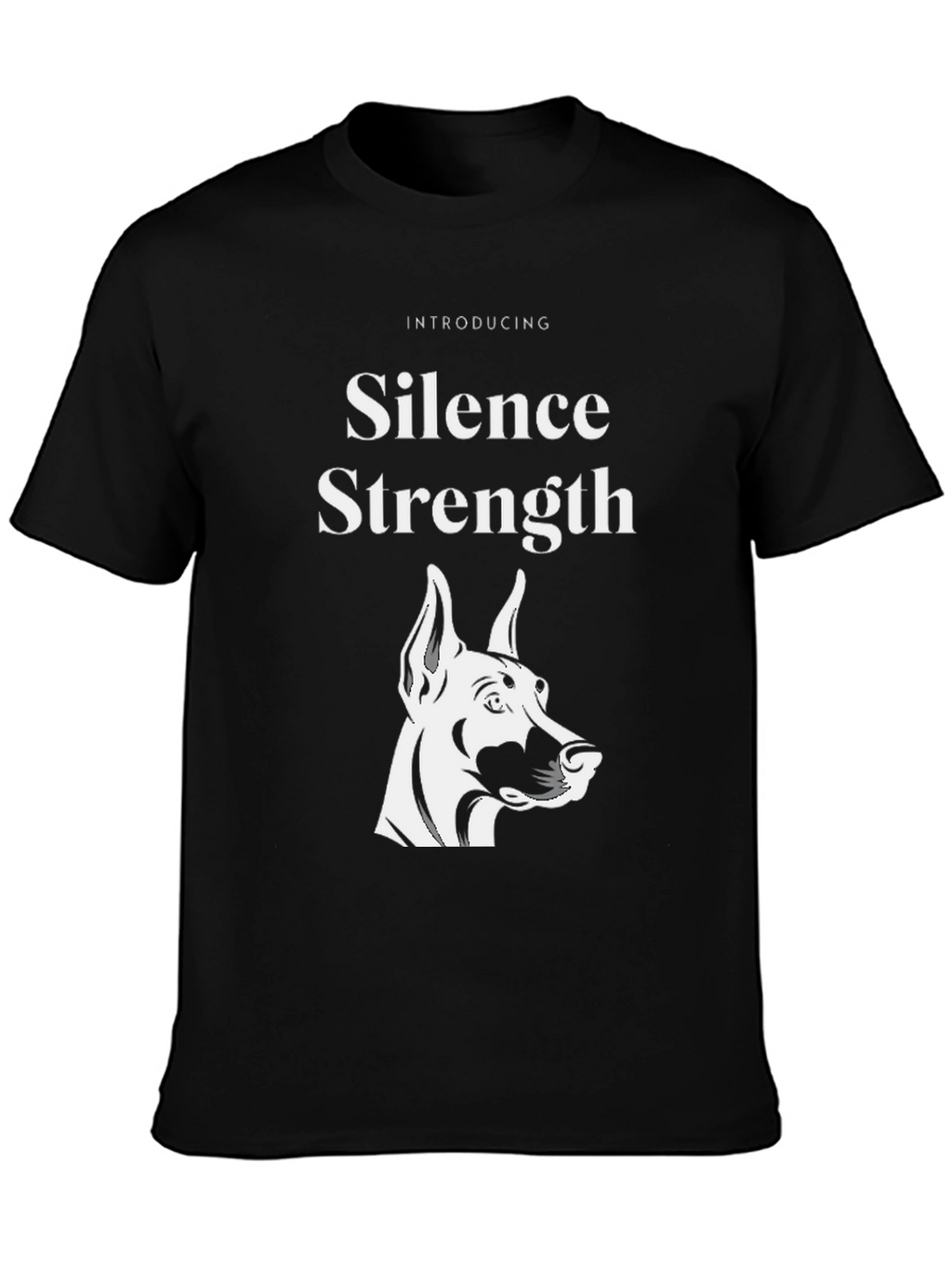 Silence & Strength Dog T-Shirt