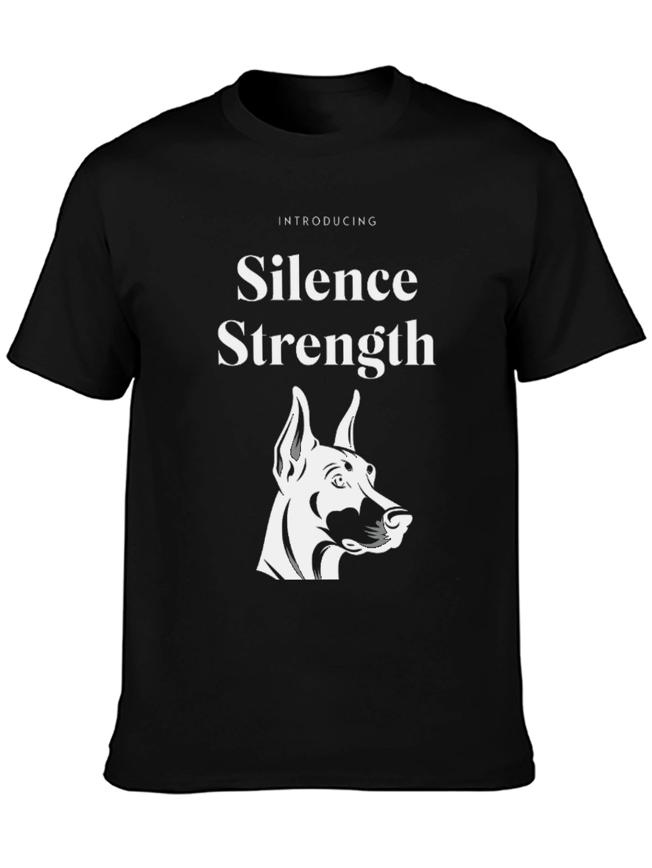 Silence & Strength Dog T-Shirt