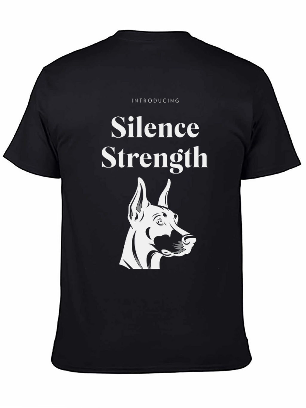 Silence & Strength Dog T-Shirt