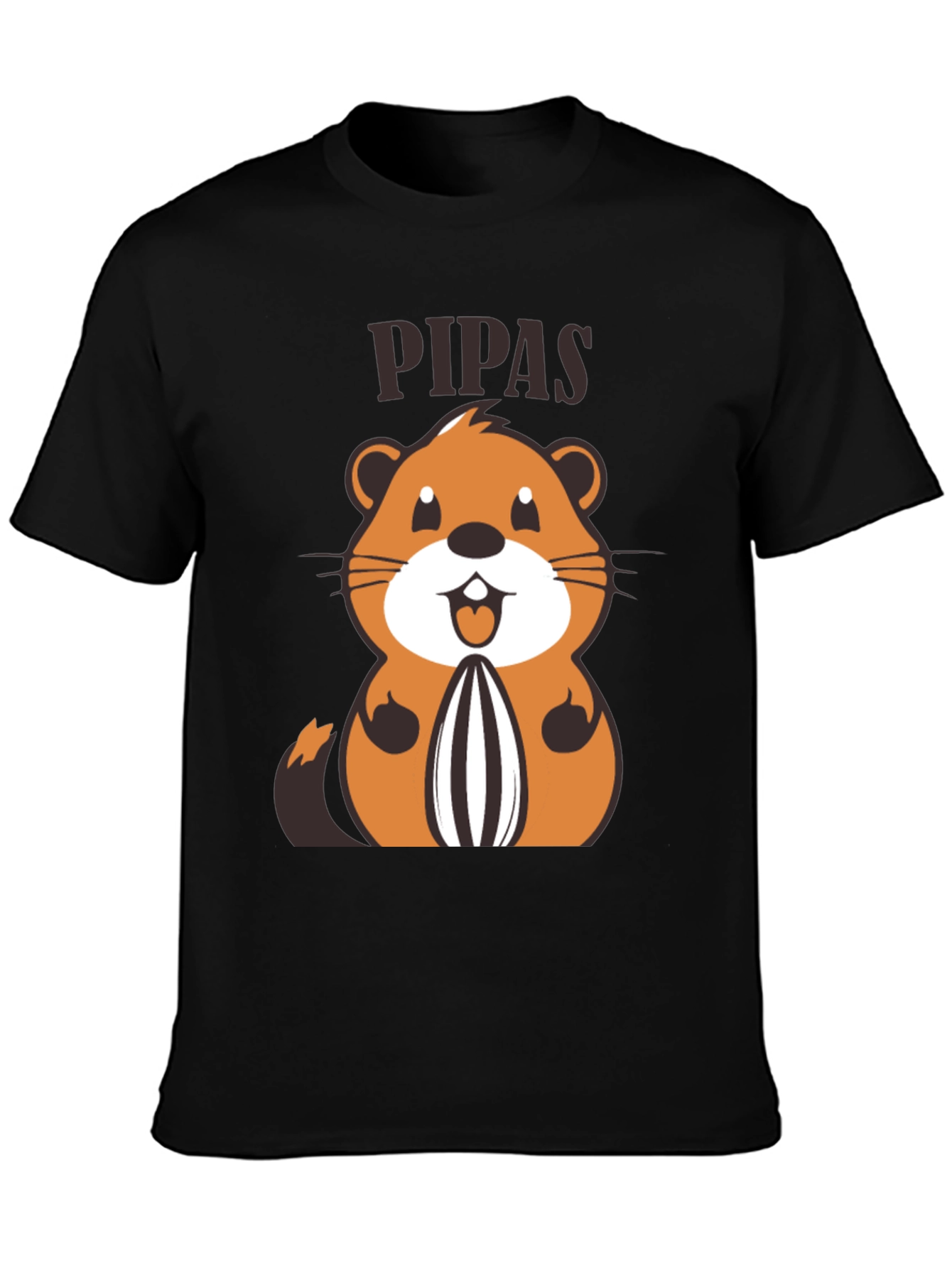 Funny PIPAS T-Shirt with Cartoon Animal Design