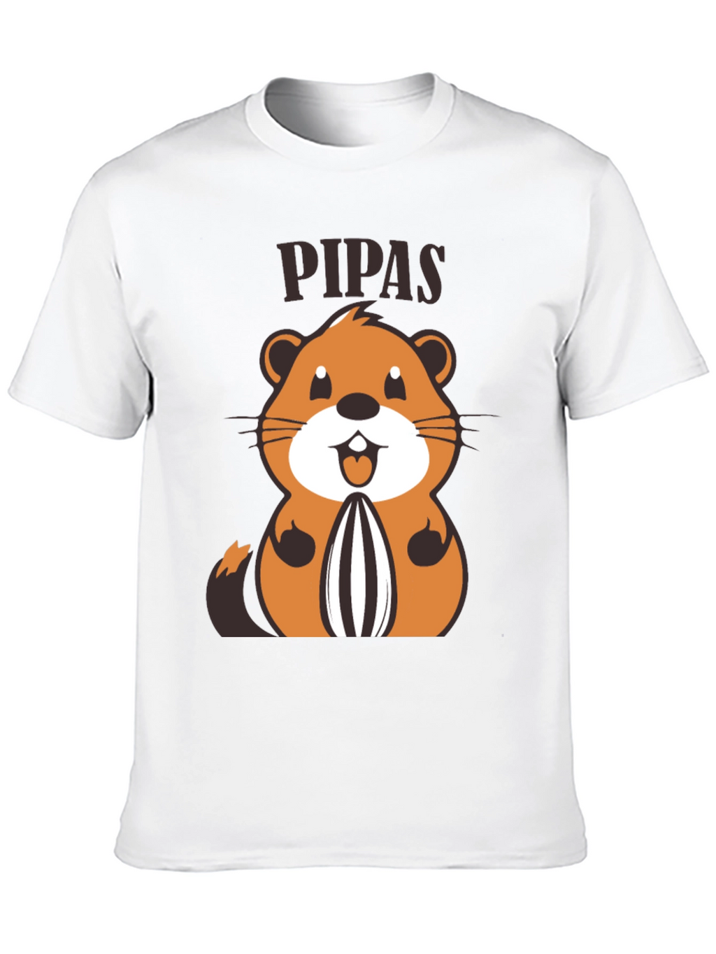 Funny PIPAS T-Shirt with Cartoon Animal Design