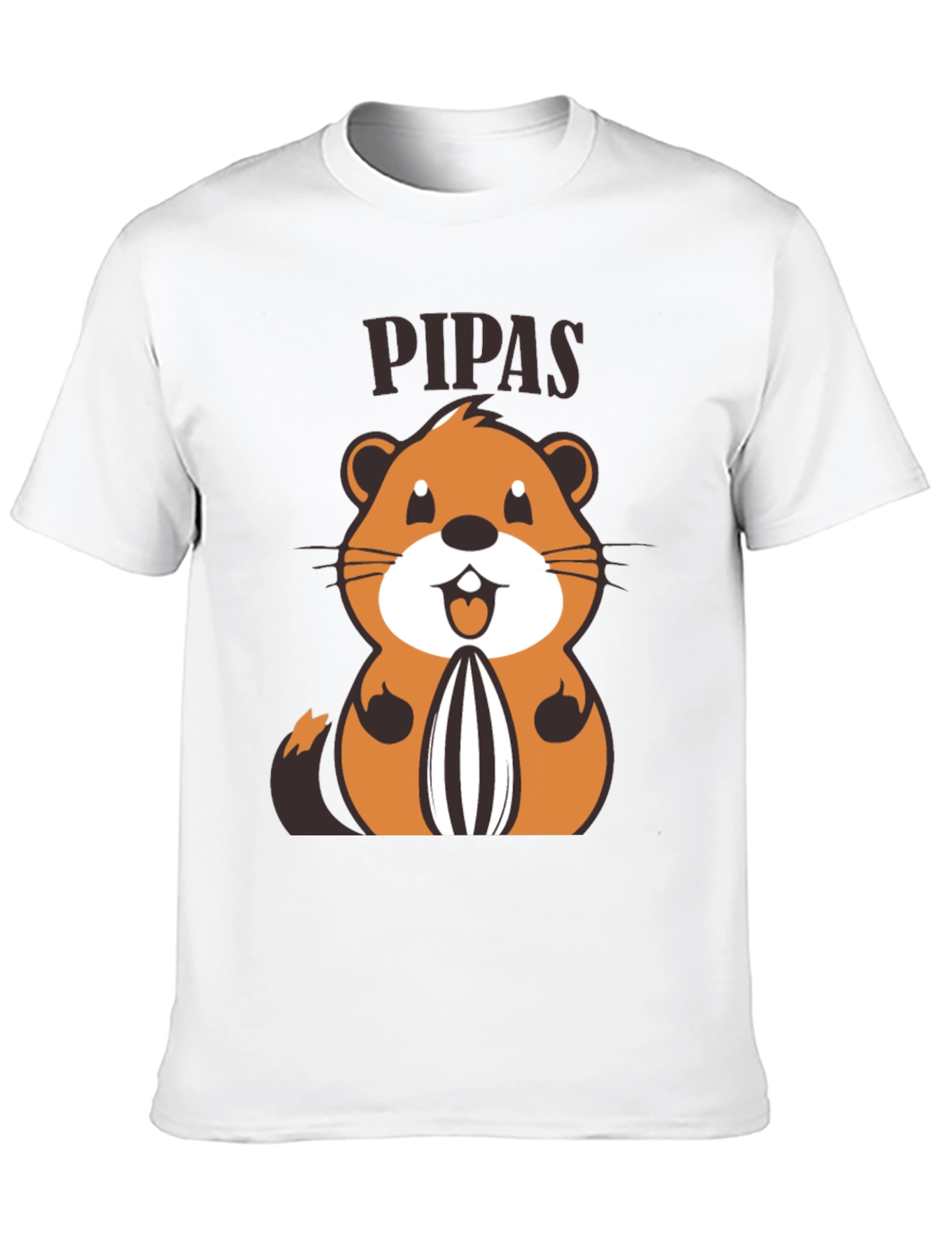 Funny PIPAS T-Shirt with Cartoon Animal Design