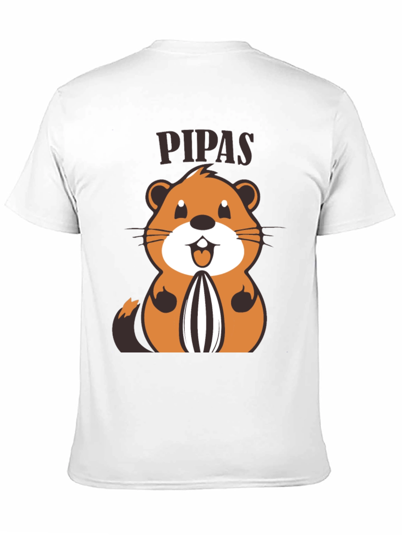 Funny PIPAS T-Shirt with Cartoon Animal Design