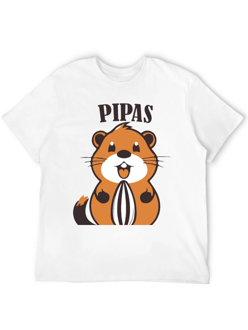 Funny PIPAS T-Shirt with Cartoon Animal Design