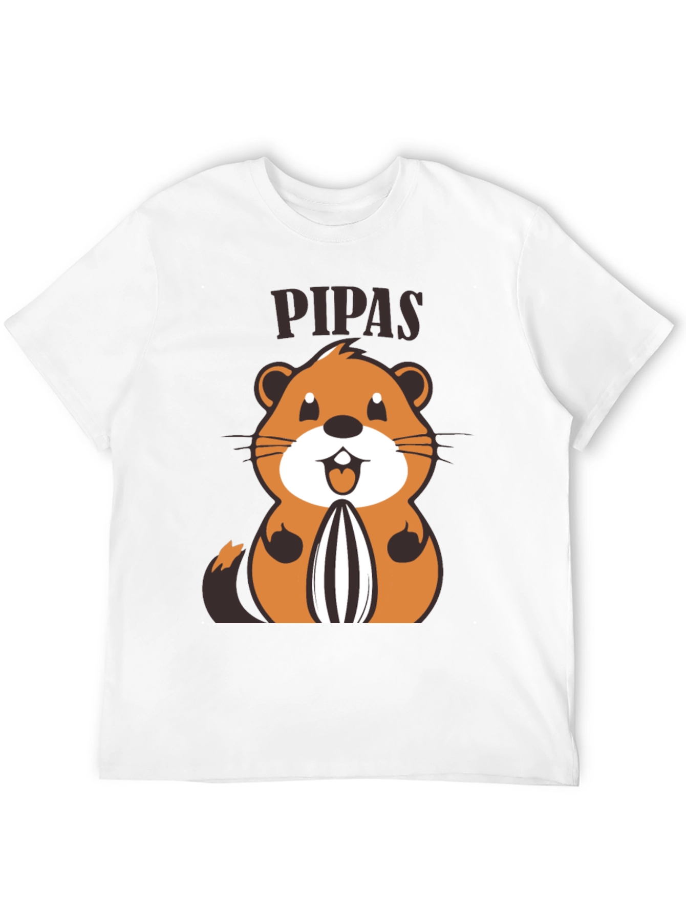 Funny PIPAS T-Shirt with Cartoon Animal Design