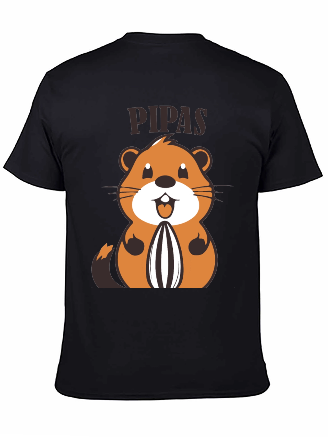 Funny PIPAS T-Shirt with Cartoon Animal Design