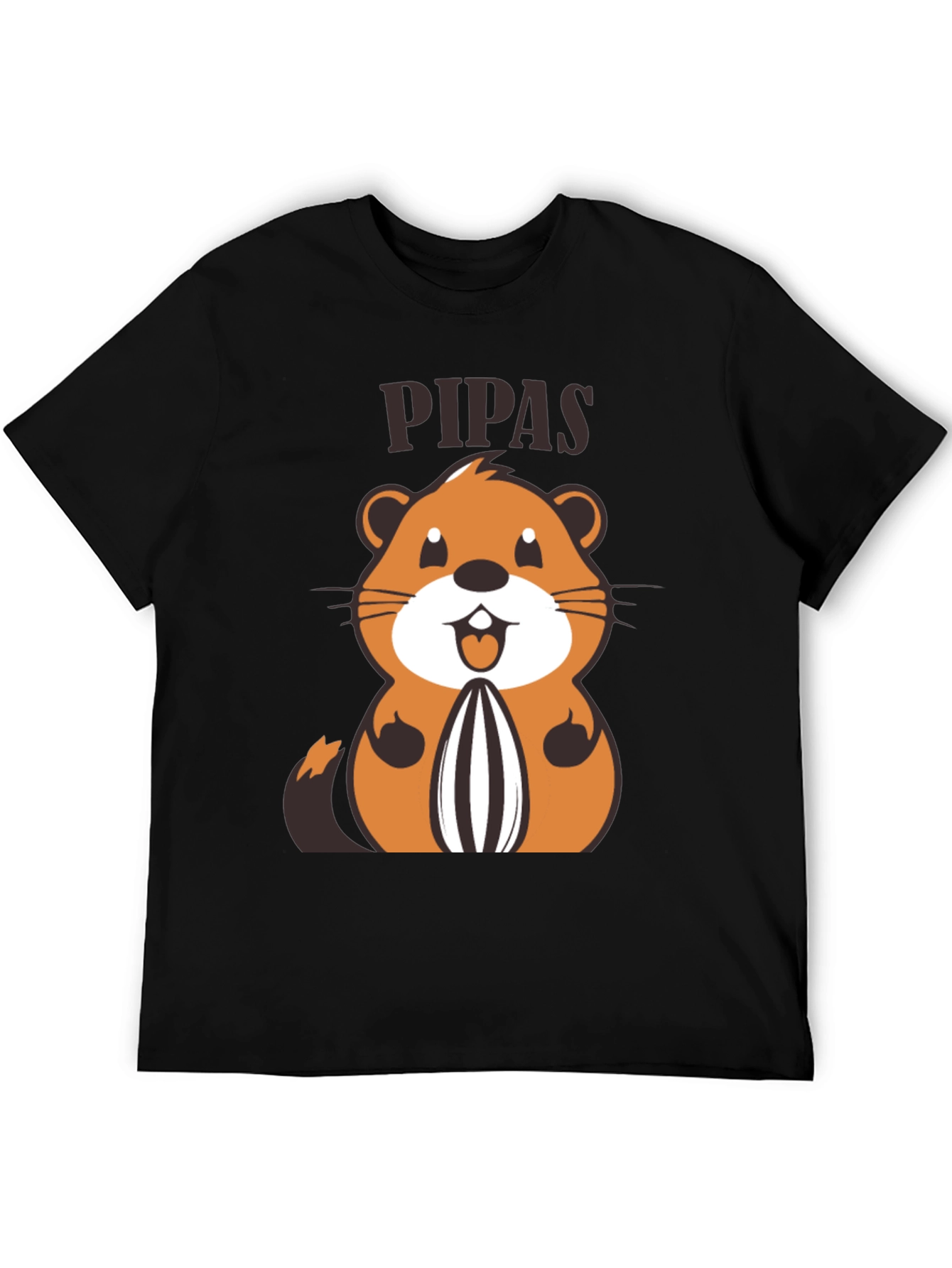 Funny PIPAS T-Shirt with Cartoon Animal Design