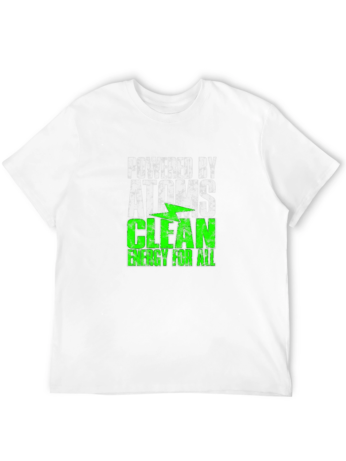 Powered By Atoms T-Shirt - Clean Energy Tee
