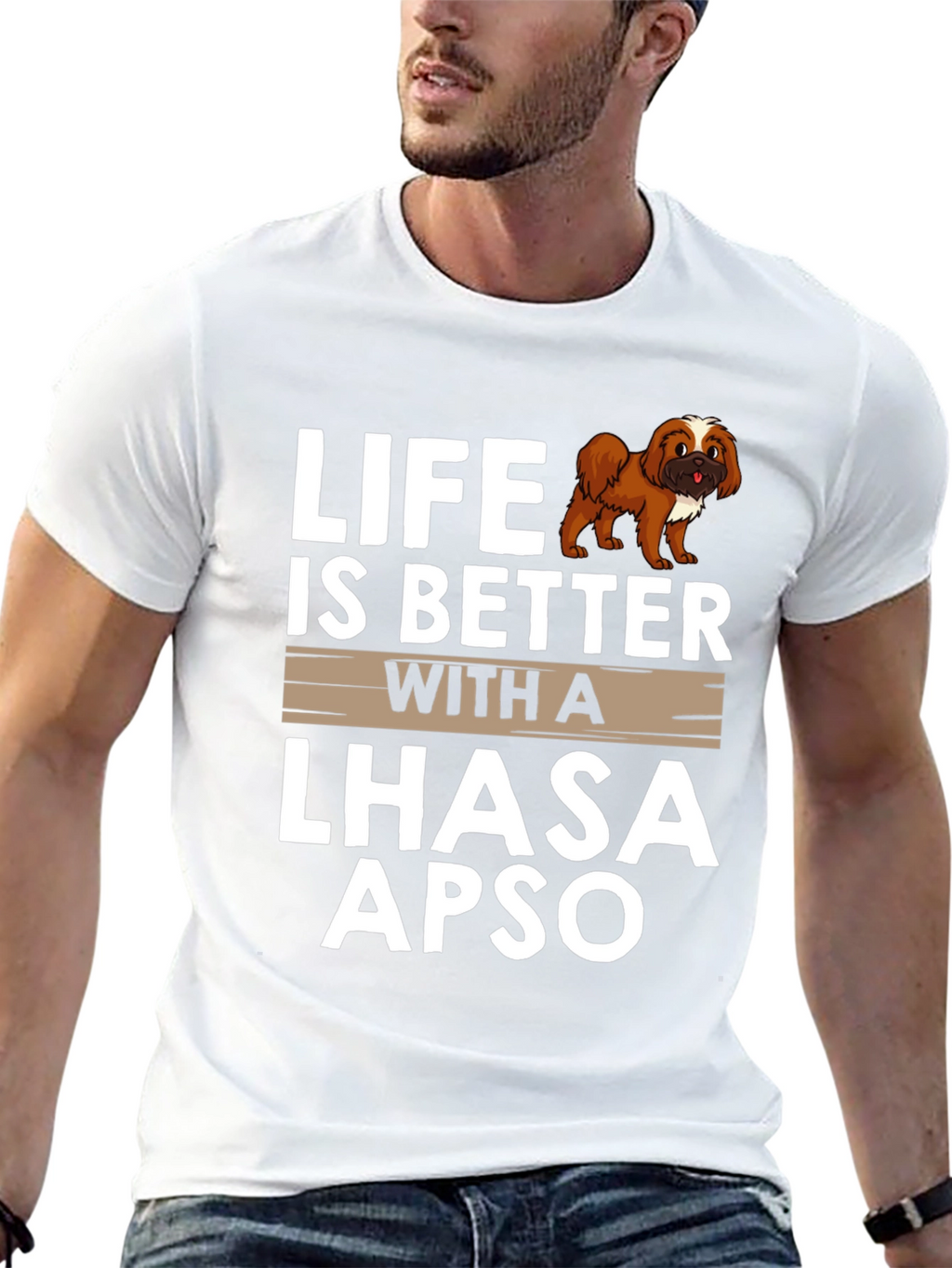 Life is Better with a Lhasa Apso T-Shirt