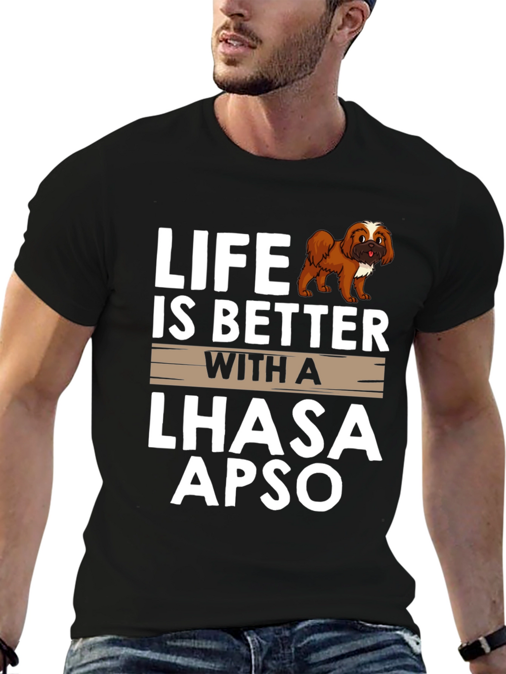 Life is Better with a Lhasa Apso T-Shirt