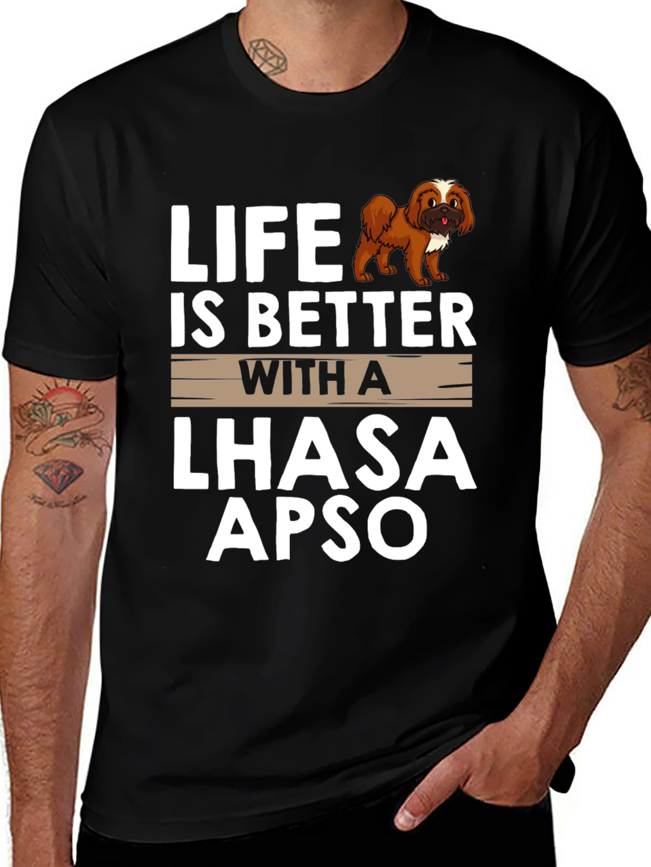 Life is Better with a Lhasa Apso T-Shirt