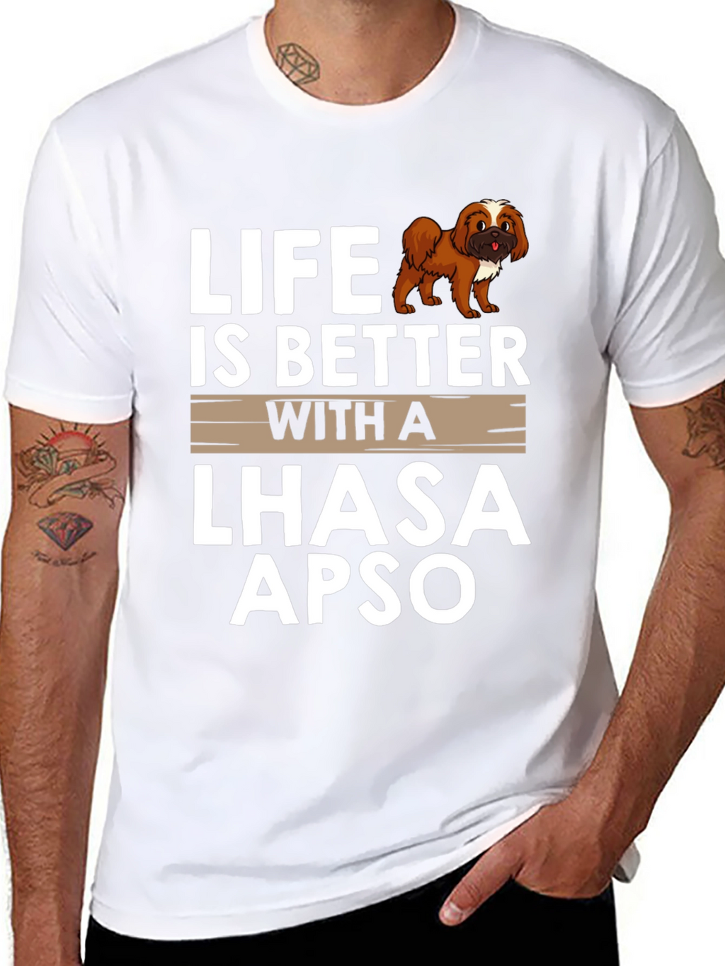 Life is Better with a Lhasa Apso T-Shirt