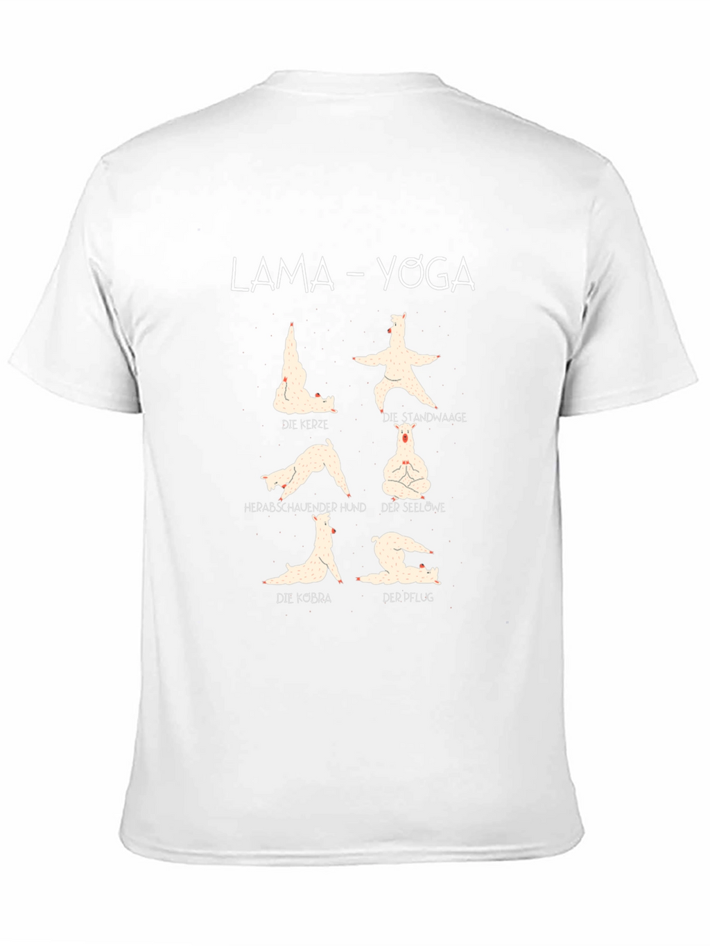Llama Yoga T-Shirt - Funny Animal Exercise Tee