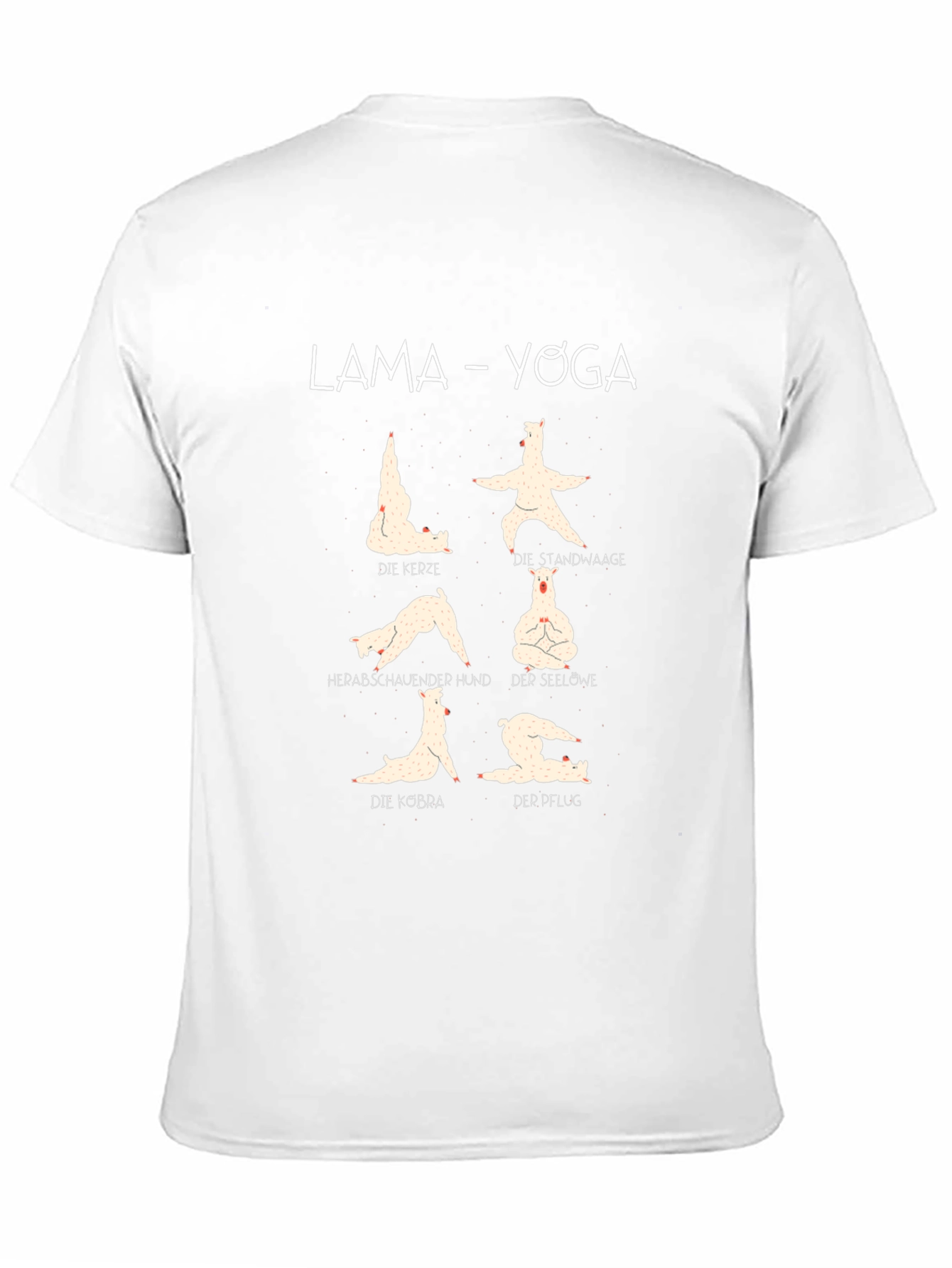 Llama Yoga T-Shirt - Funny Animal Exercise Tee