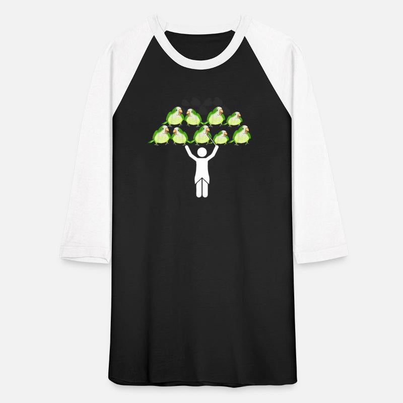 Green quaker monk parrot funny choir