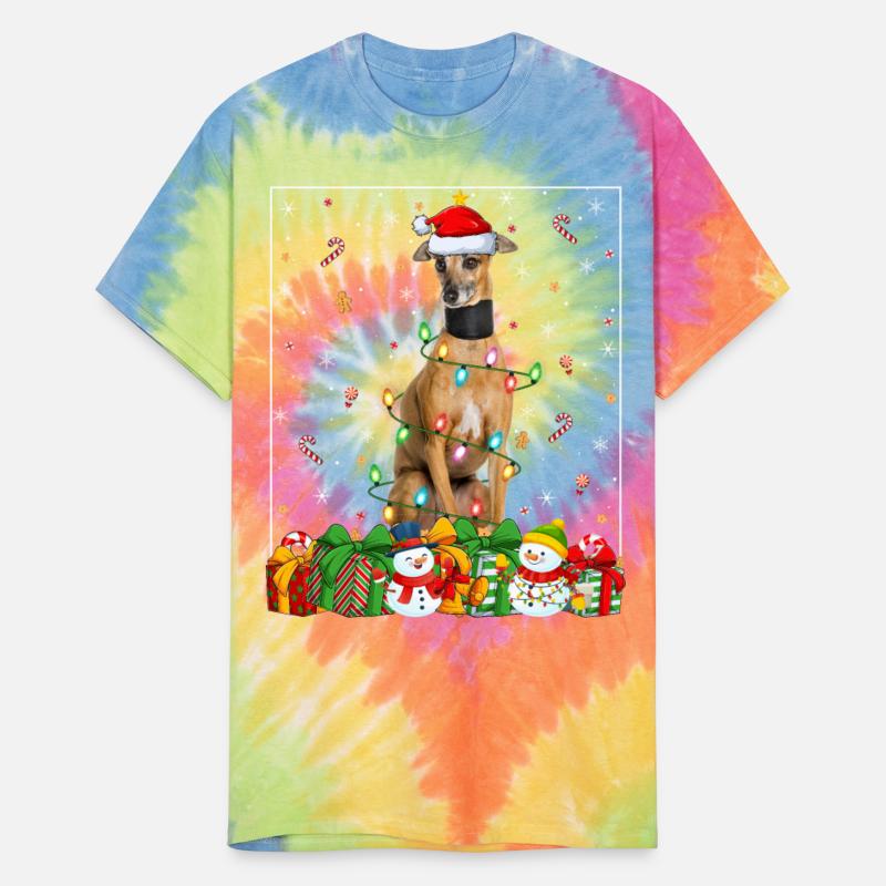 Greyhound Dog Christmas Lights