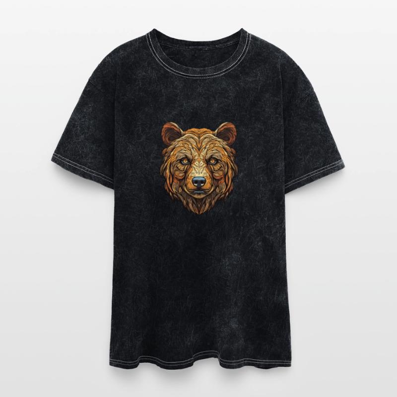 Grizzly Bear Face - Wilderness Emblem