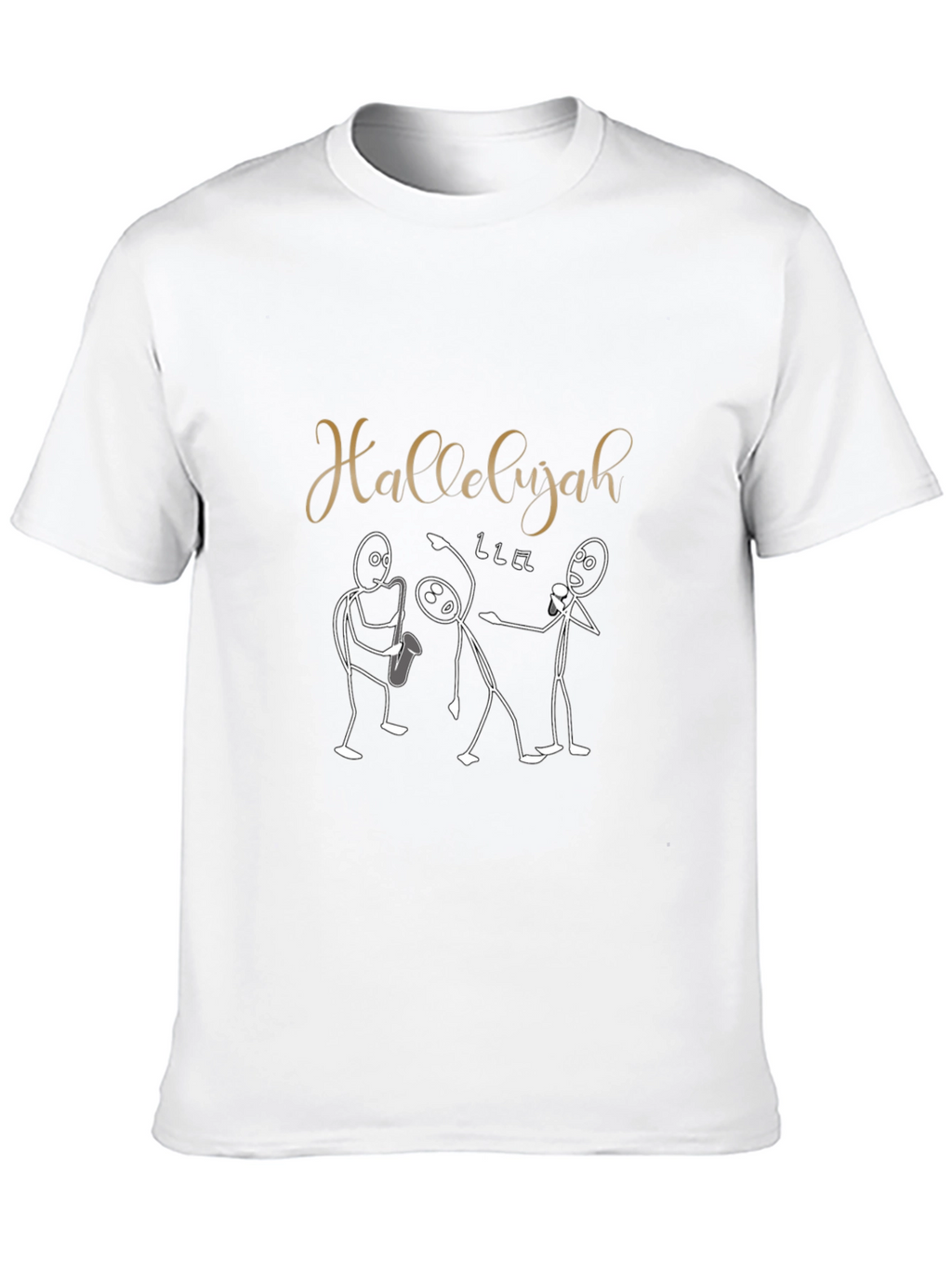 Hallelujah Stick Figure Band Unisex T-Shirt