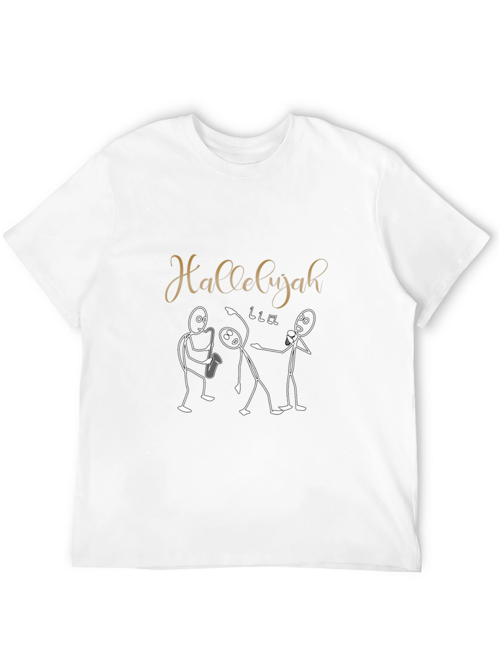 Hallelujah Stick Figure Band Unisex T-Shirt