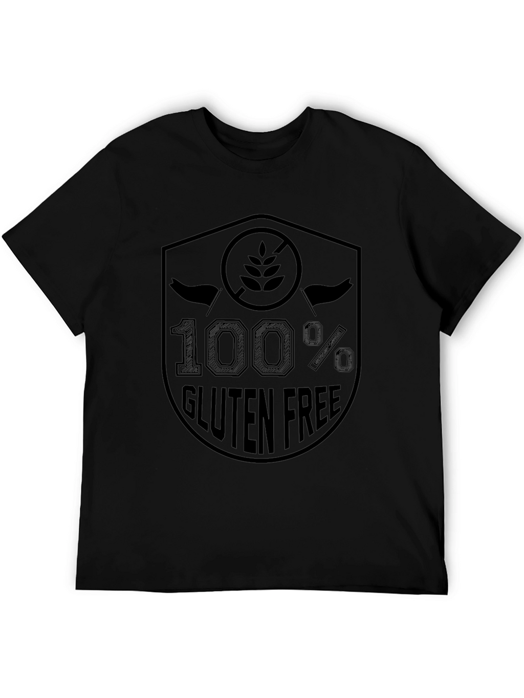 100% Gluten Free T-Shirt - Novelty Apparel