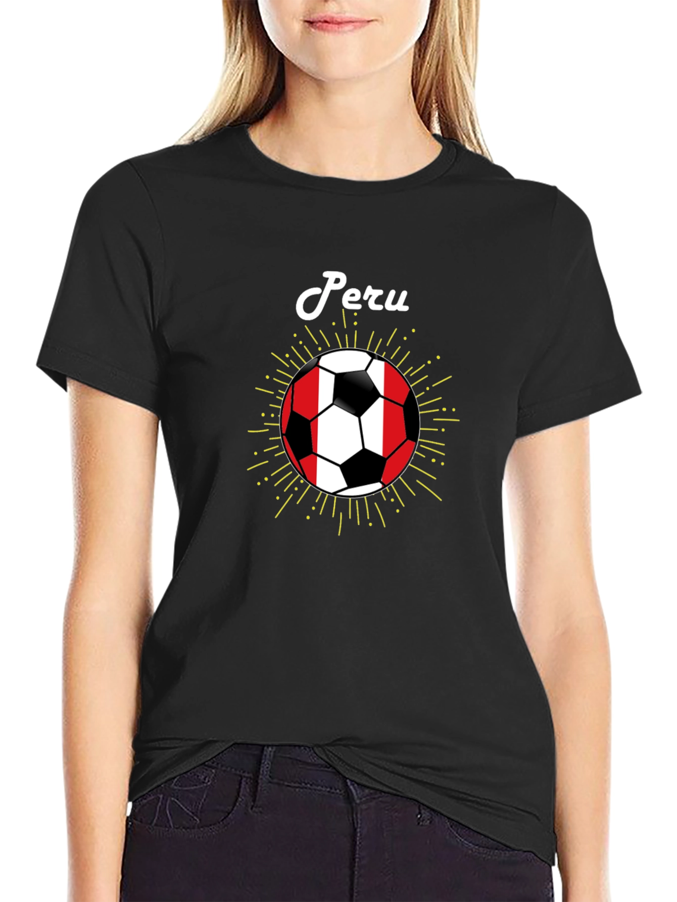 Peru Soccer Flag T-Shirt