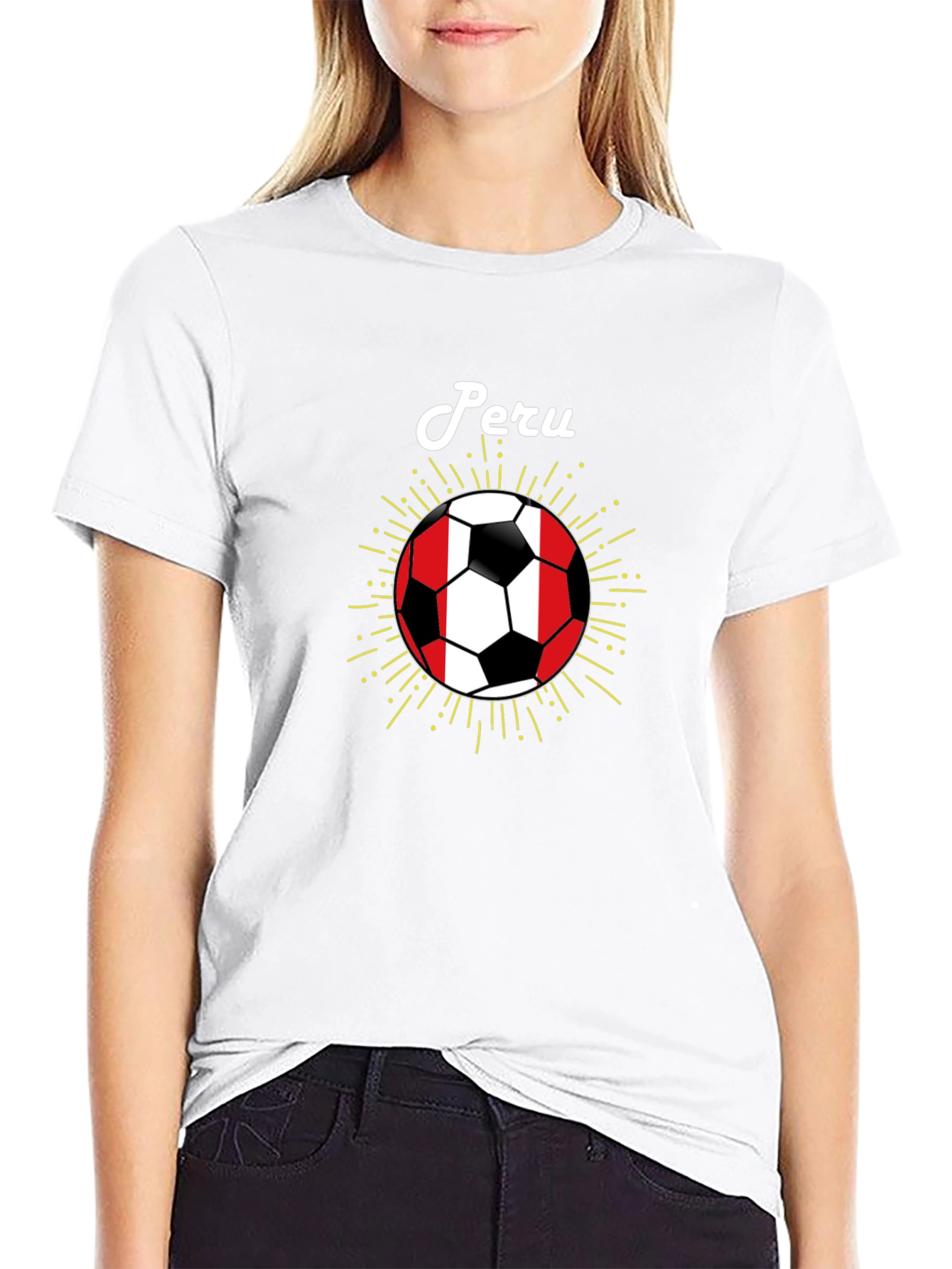 Peru Soccer Flag T-Shirt