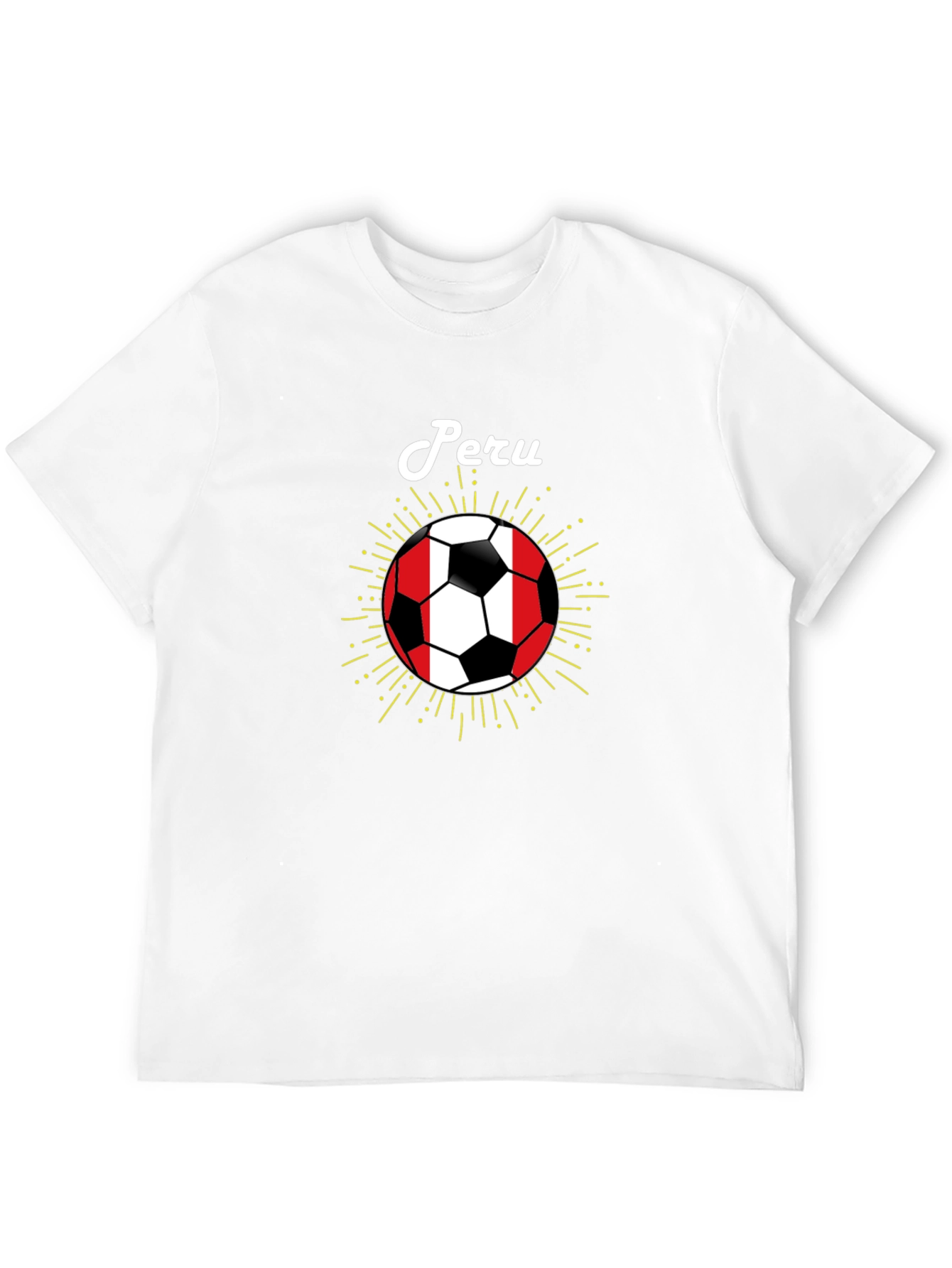 Peru Soccer Flag T-Shirt