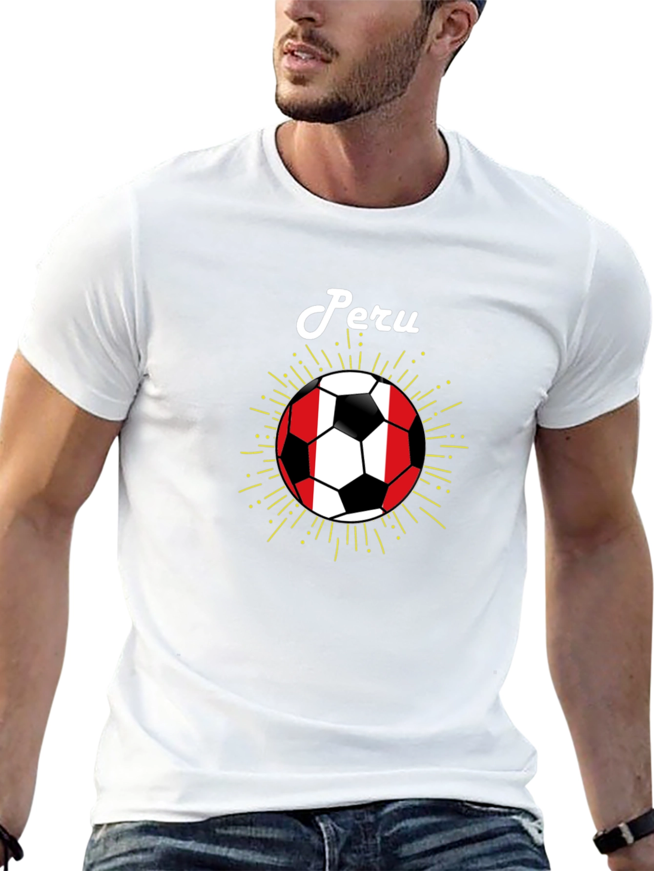 Peru Soccer Flag T-Shirt