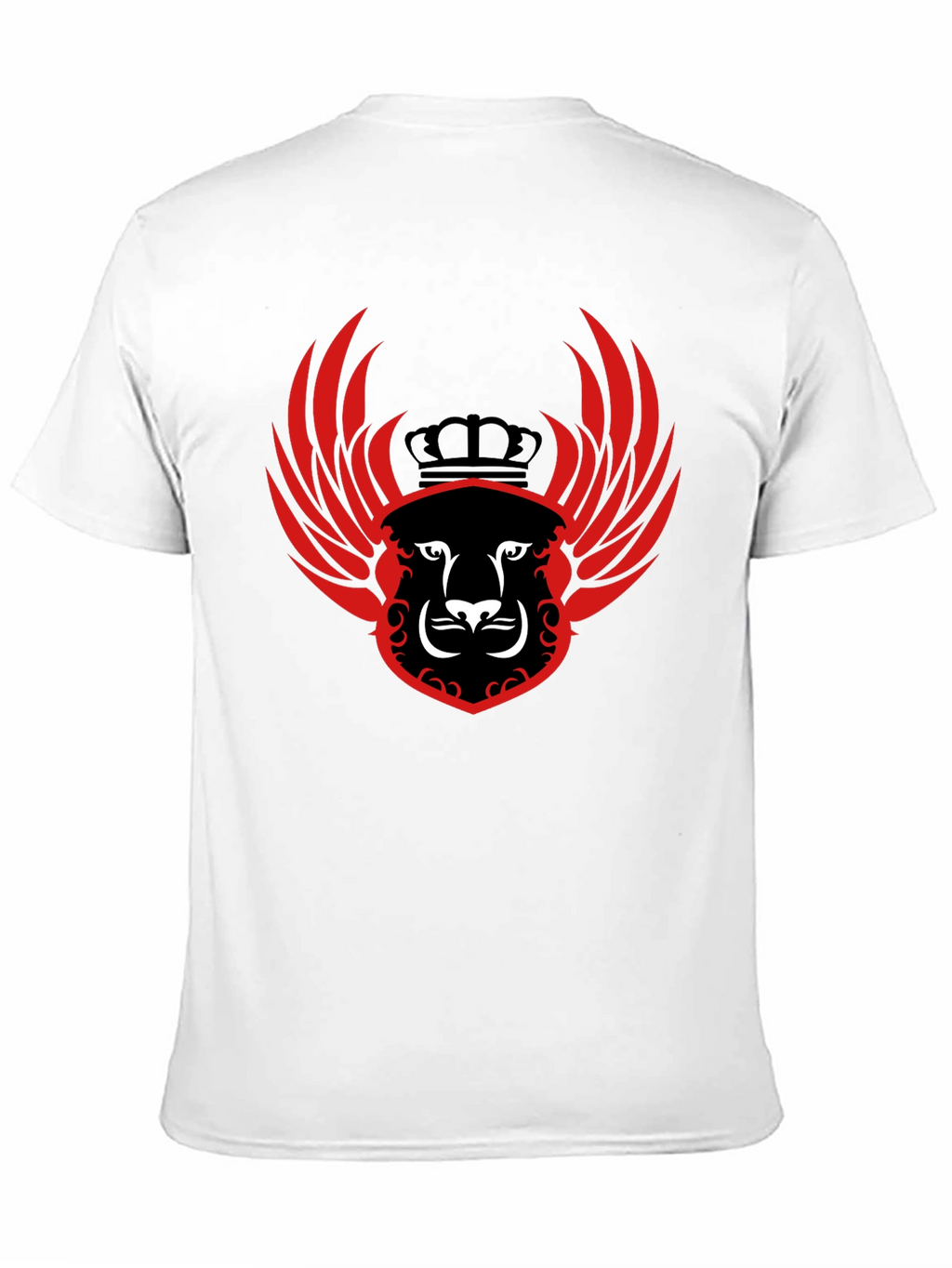 Winged Lion Crest Black T-Shirt