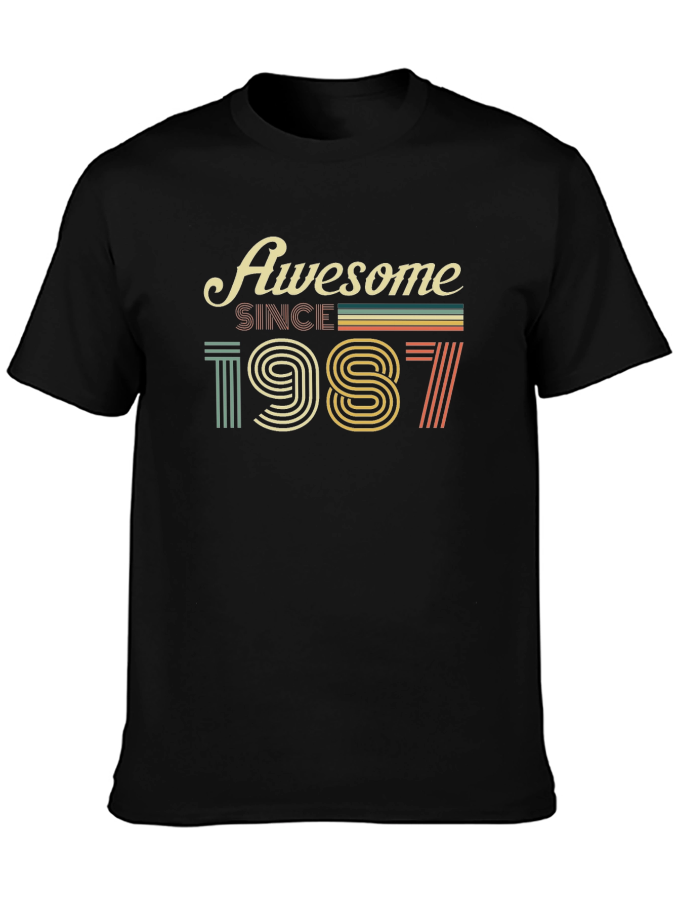 Awesome Since 1987 Black T-Shirt