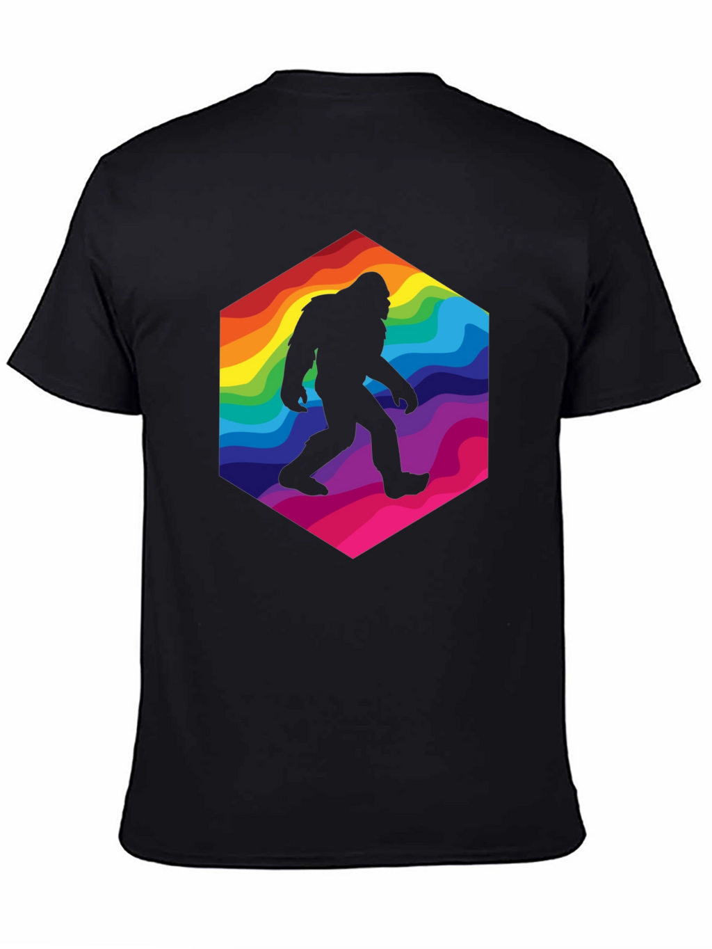 Rainbow Bigfoot T-Shirt - Squatch Style!