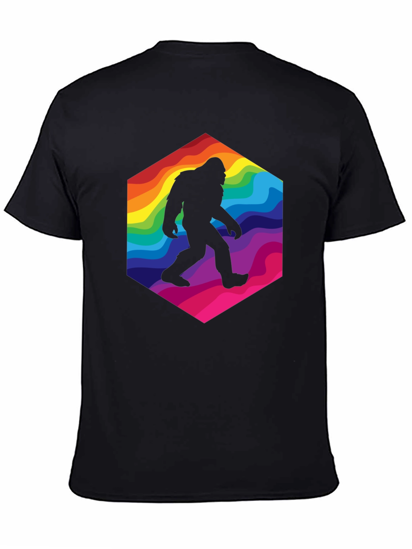 Rainbow Bigfoot T-Shirt - Squatch Style!