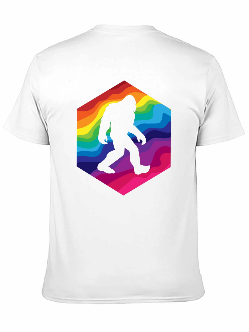 Rainbow Bigfoot T-Shirt - Squatch Style!