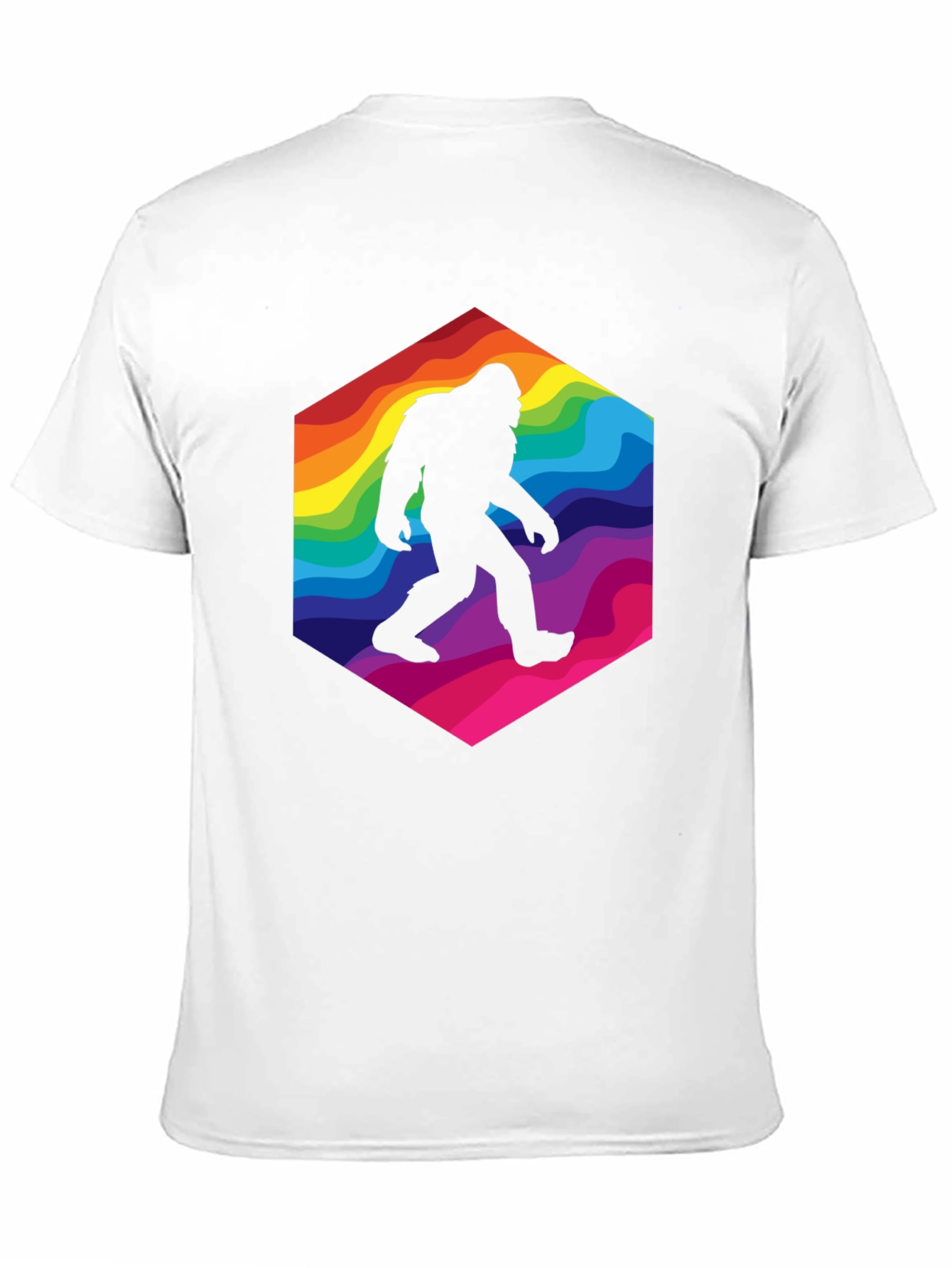 Rainbow Bigfoot T-Shirt - Squatch Style!