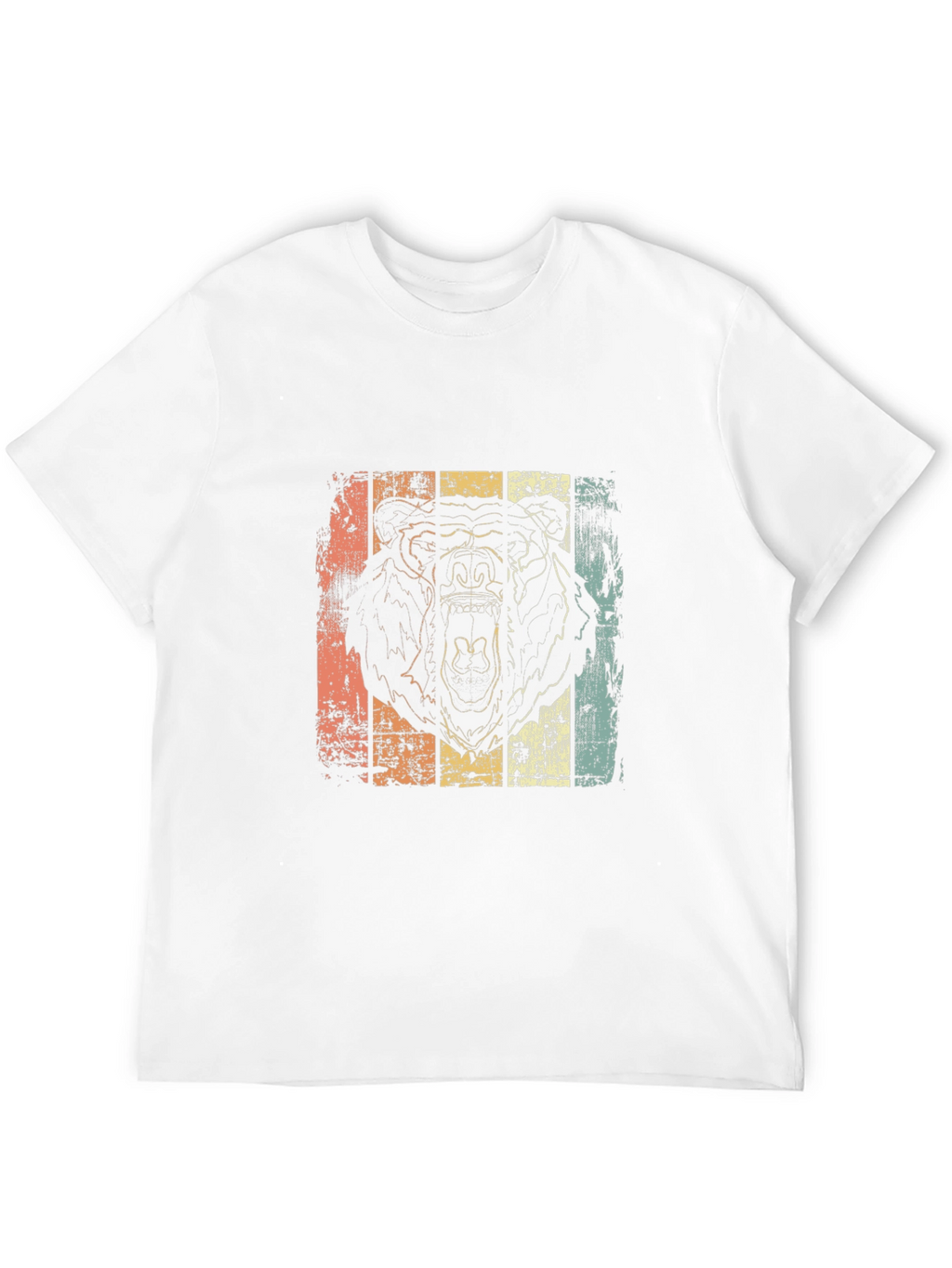Retro Bear Graphic T-Shirt