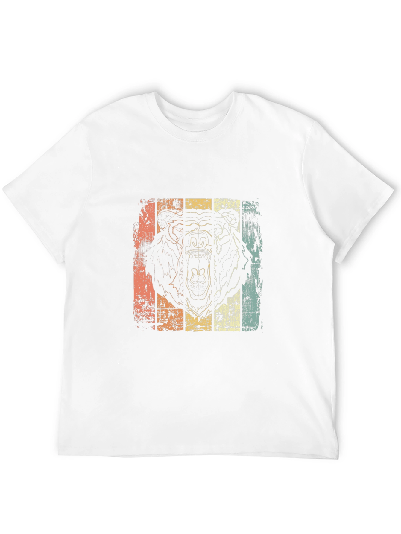 Retro Bear Graphic T-Shirt