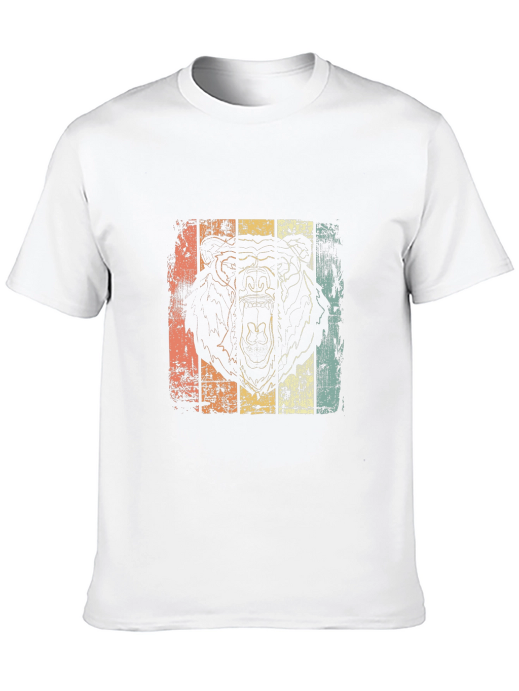 Retro Bear Graphic T-Shirt