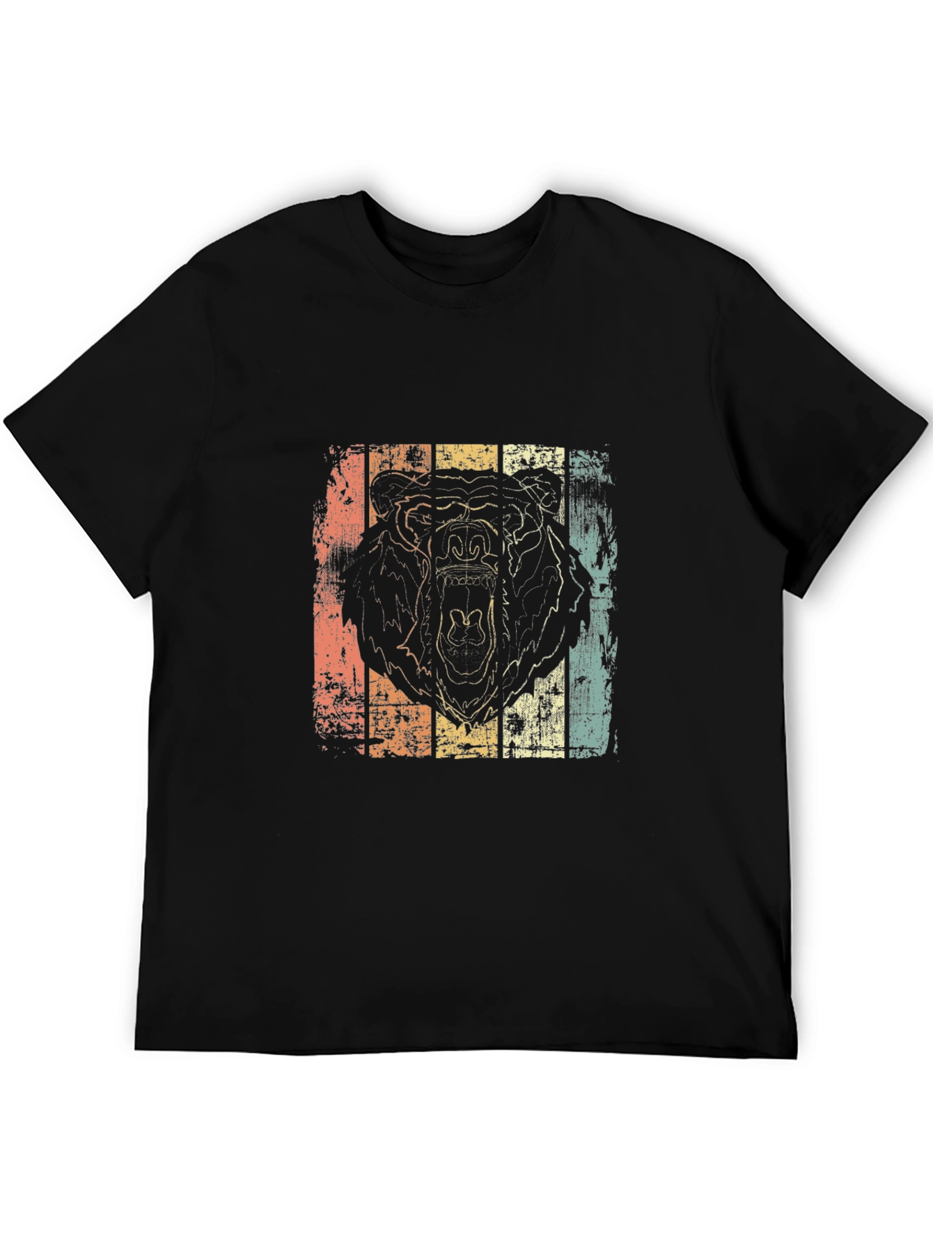 Retro Bear Graphic T-Shirt