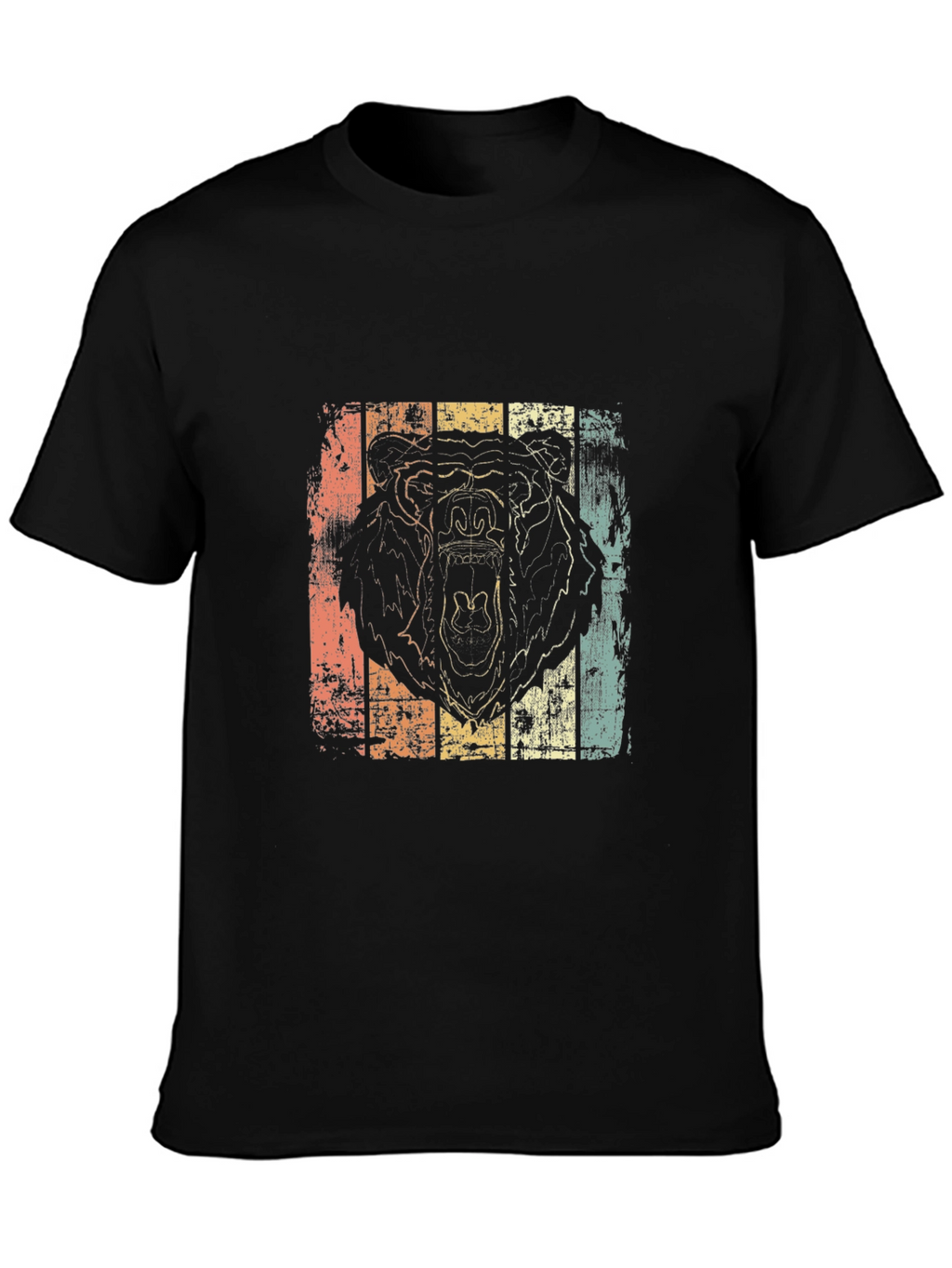 Retro Bear Graphic T-Shirt