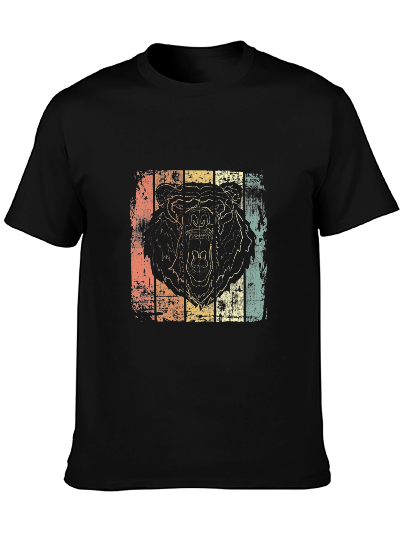 Retro Bear Graphic T-Shirt