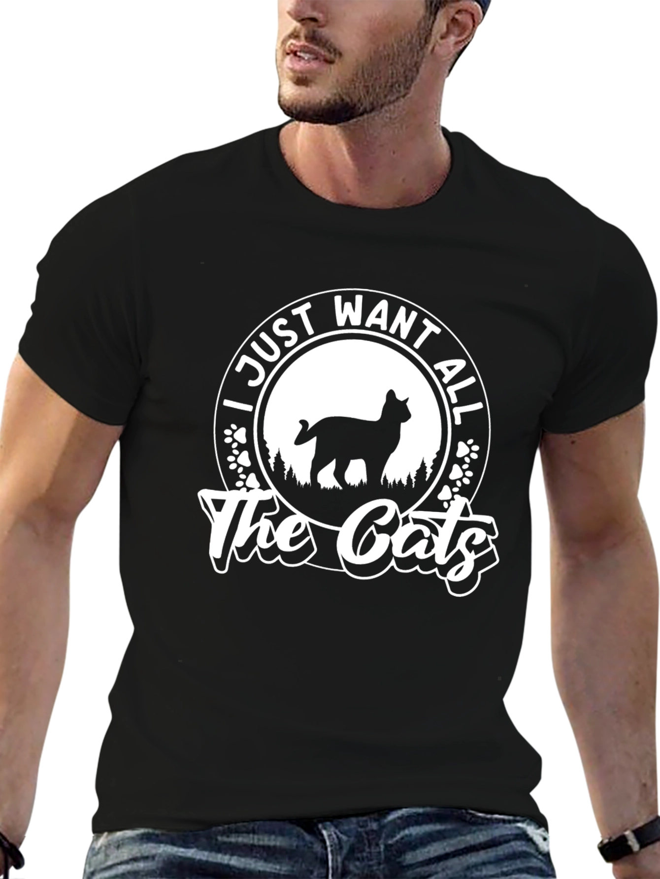 I Just Want All The Cats Graphic Tee