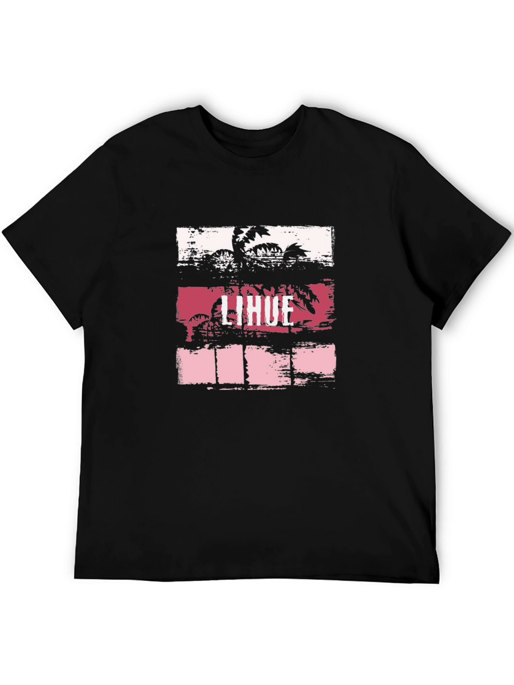Lihue Palm Graphic Black T-Shirt