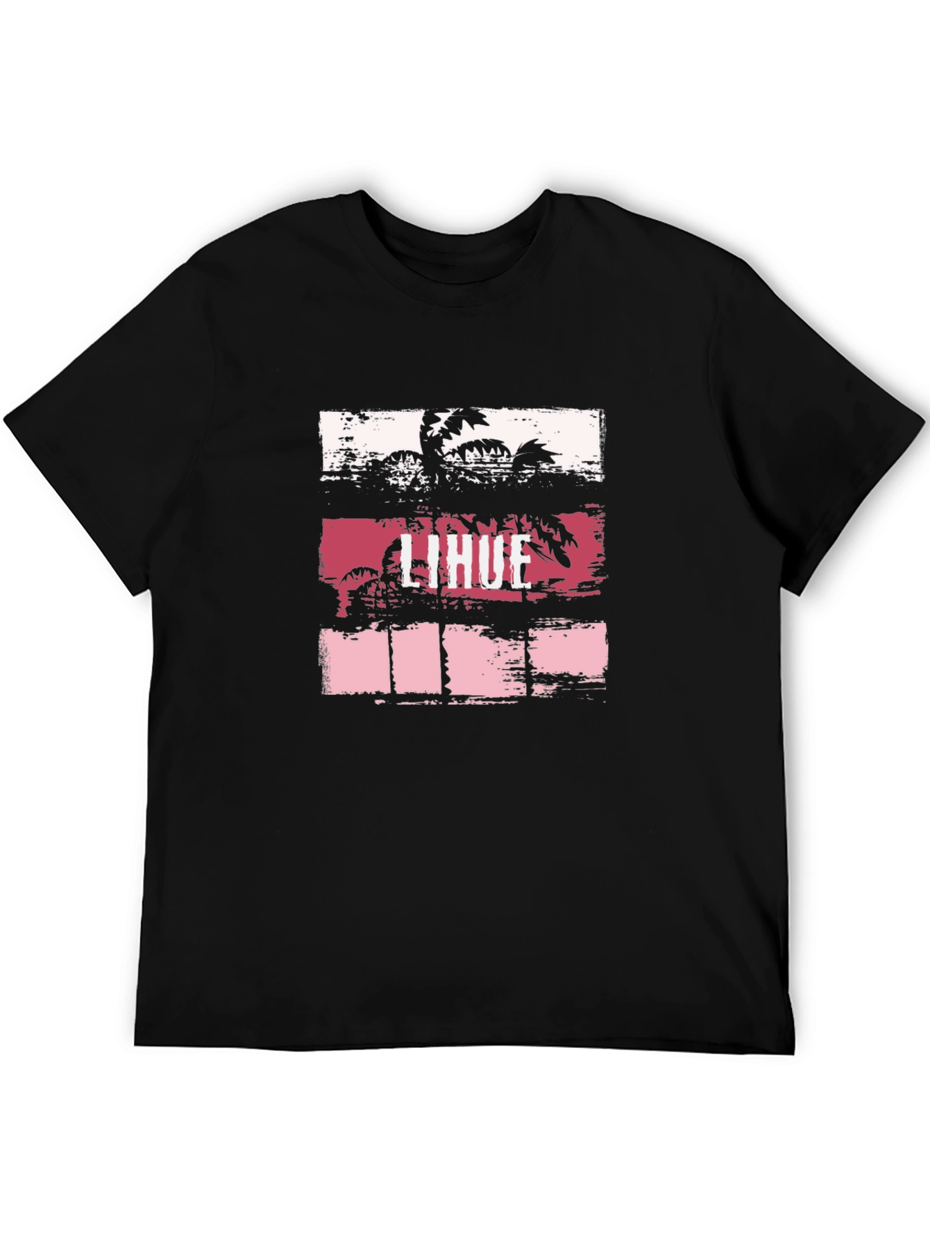Lihue Palm Graphic Black T-Shirt