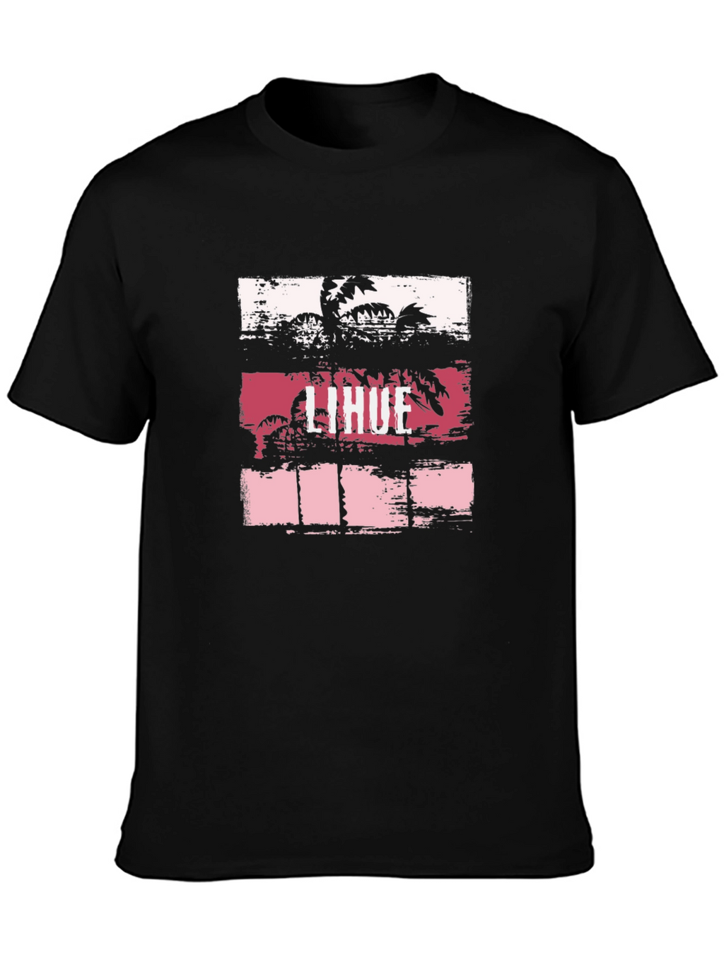 Lihue Palm Graphic Black T-Shirt