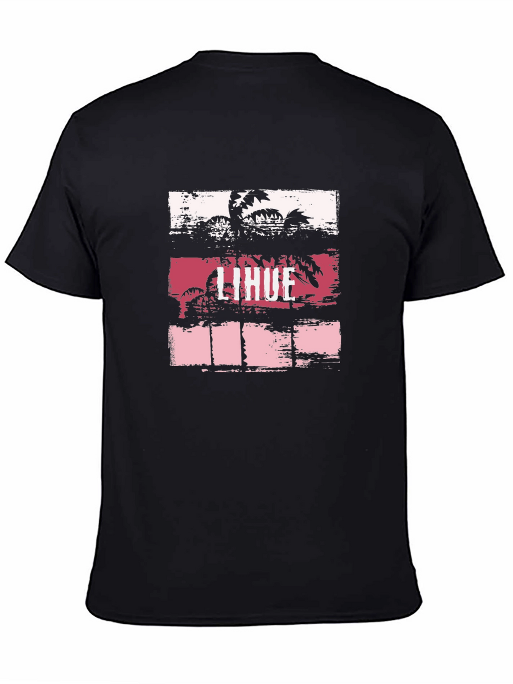 Lihue Palm Graphic Black T-Shirt