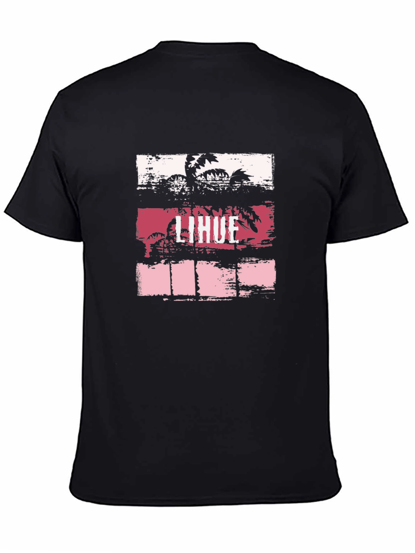 Lihue Palm Graphic Black T-Shirt