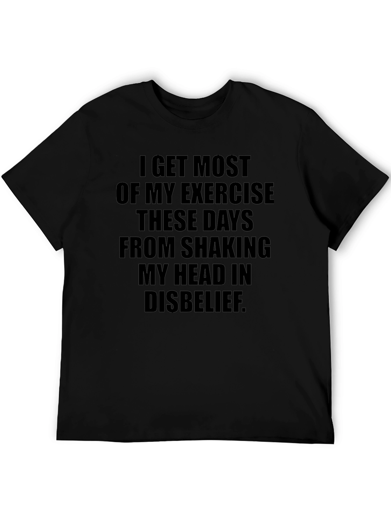Shaking Head Exercise T-Shirt - Funny Sarcastic Tee