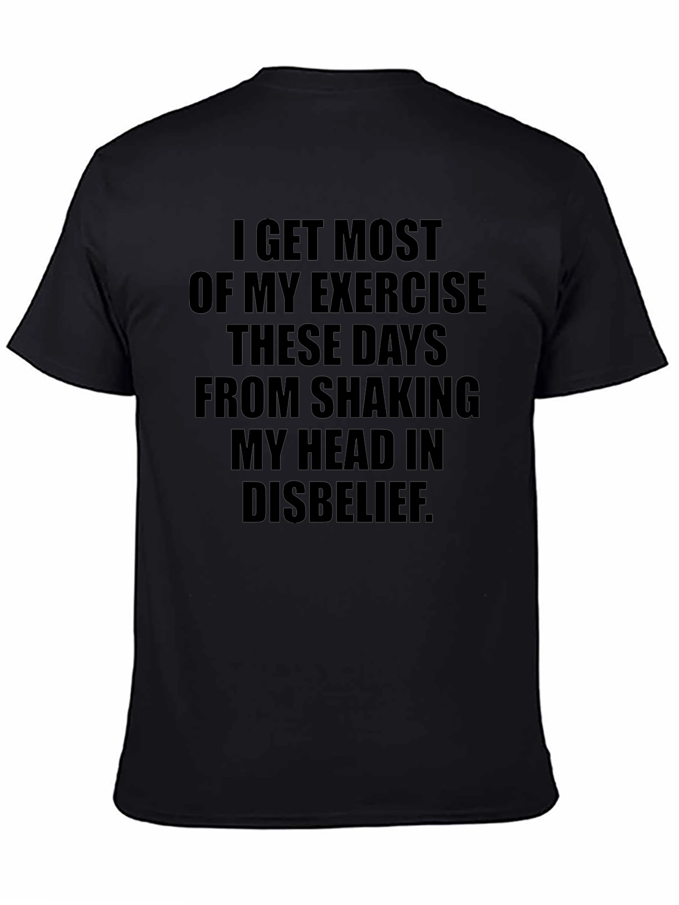 Shaking Head Exercise T-Shirt - Funny Sarcastic Tee