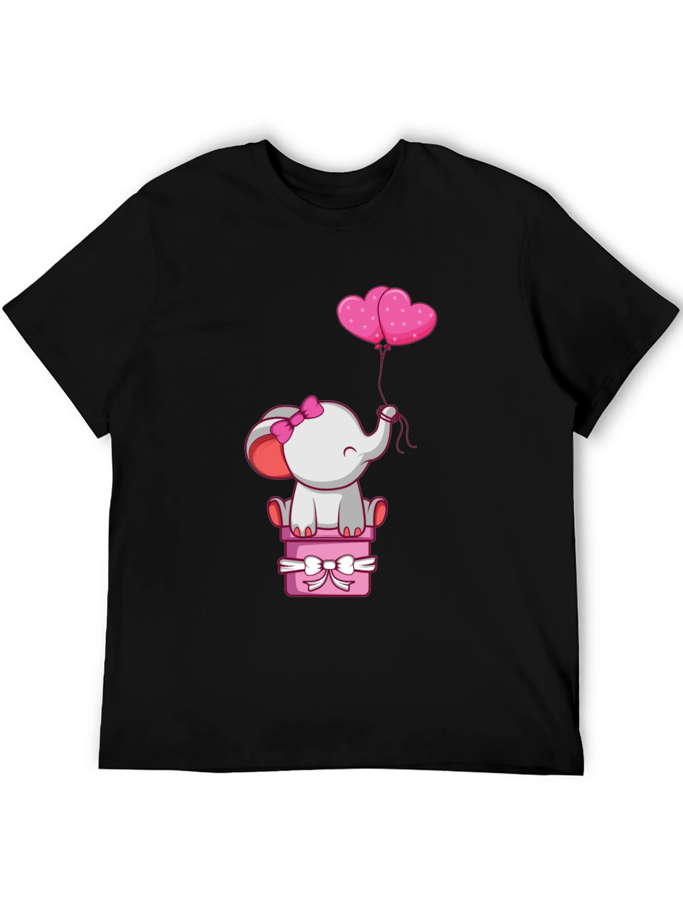 Elephant Heart Balloons Graphic Tee